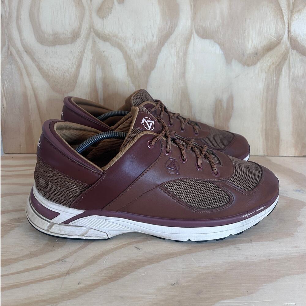 Zeba - Hands Free Slip-On - Sneakers Walking - Brown - Men's - 13